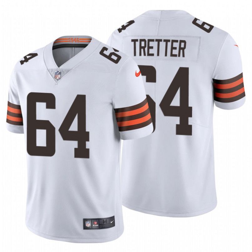 Men Cleveland Browns #64 J.C. Tretter Nike White Limited NFL Jersey->->NFL Jersey